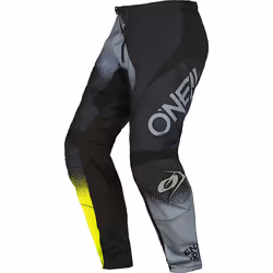 Oneal Element Racewear V.22 Pantalon de motocross, noir-jaune, taille 28 pour Hommes