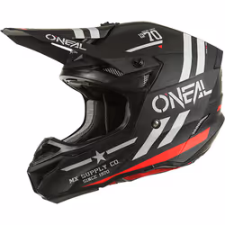 Oneal 5Series Squadron V.22 Casque de motocross, noir-gris, taille L pour Hommes
