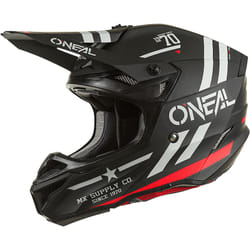 Oneal 5Series Squadron V.22 Casque de motocross, noir-gris, taille 2XL pour Hommes