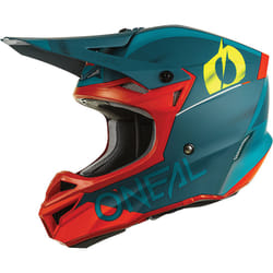 Oneal 5Series Haze V.22 Casque de motocross, rouge-bleu, taille XL pour Hommes