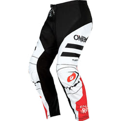 Oneal Element Squadron V.22 Pantalon de motocross, noir-blanc-rouge, taille 30 pour Hommes