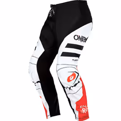 Oneal Element Squadron V.22 Pantalon de motocross, noir-blanc-rouge, taille 30 pour Hommes