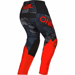 Oneal Element Camo V.22 Pantalon de motocross, noir-rouge, taille 28 pour Hommes