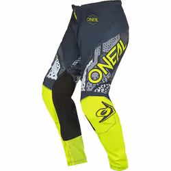 Oneal Element Camo V.22 Pantalon de motocross, noir-jaune, taille 28 pour Hommes