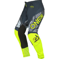 Oneal Element Camo V.22 Pantalon de motocross, noir-jaune, taille 30 pour Hommes