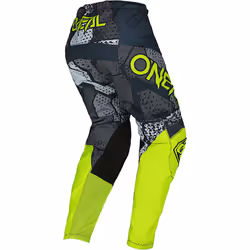 Oneal Element Camo V.22 Pantalon de motocross, noir-jaune, taille 30 pour Hommes