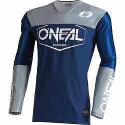 Oneal Mayhem Hexx V.22 Maillot de motocross, gris-bleu, taille S pour Hommes