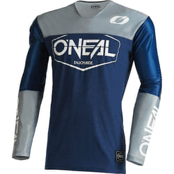 Oneal Mayhem Hexx V.22 Maillot de motocross, gris-bleu, taille XL pour Hommes