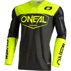 Oneal Mayhem Hexx V.22 Maillot de motocross, noir-jaune, taille S pour Hommes