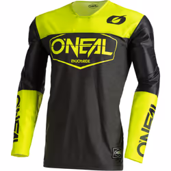 Oneal Mayhem Hexx V.22 Maillot de motocross, noir-jaune, taille L pour Hommes