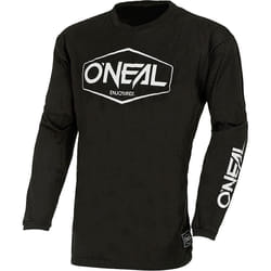 Oneal Element Cotton Hexx V.22 Maillot de motocross pour les jeunes, noir-blanc, taille S