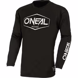 Oneal Element Cotton Hexx V.22 Maillot de motocross pour les jeunes, noir-blanc, taille S