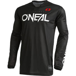 Oneal Elite Classic Maillot de motocross, noir-blanc, taille L pour Hommes