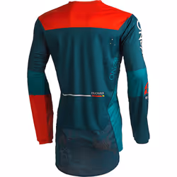 Oneal Haze Maillot de motocross, rouge-bleu, taille S pour Hommes