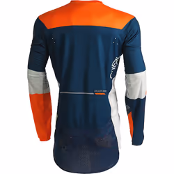 Oneal Haze Maillot de motocross, bleu-orange, taille M pour Hommes