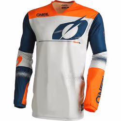Oneal Haze Maillot de motocross, bleu-orange, taille L pour Hommes