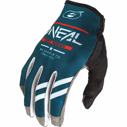 Oneal Mayhem Squadron V.22 Gants de motocross, gris-bleu, taille M pour Hommes