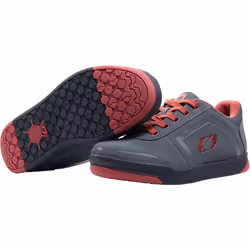 Oneal Pinned Flat Pedal V.22 chaussures, gris-rouge, taille 47 pour Hommes