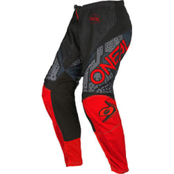 Oneal Element Camo V.22 Pantalon de motocross pour les jeunes, noir-rouge, taille XS