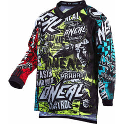 Oneal Element Wild V.22 Maillot de motocross jeune, multicolore, taille S
