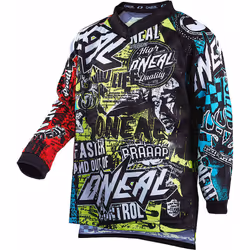 Oneal Element Wild V.22 Maillot de motocross jeune, multicolore, taille XL