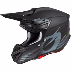 Oneal 5Series Polyacrylite Solid Casque de motocross, noir, taille M pour Hommes