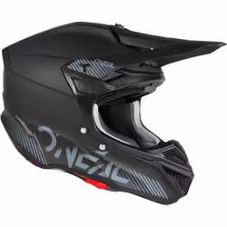 Oneal 5Series Polyacrylite Solid Casque de motocross, noir, taille M pour Hommes