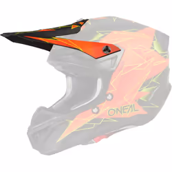 Oneal 5Series Polyacrylite Surge Casque Peak, noir-rouge pour Hommes