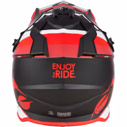 Oneal 2Series Spyde V23 Casque de motocross, noir-blanc-rouge, taille M pour Hommes