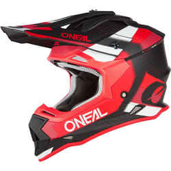 Oneal 2Series Spyde V23 Casque de motocross, noir-blanc-rouge, taille XL pour Hommes