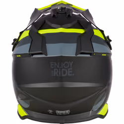 Oneal 2Series Spyde V23 Casque de motocross, noir-gris-jaune, taille S pour Hommes