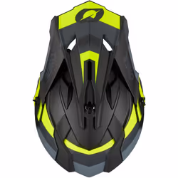 Oneal 2Series Spyde V23 Casque de motocross, noir-gris-jaune, taille XL pour Hommes