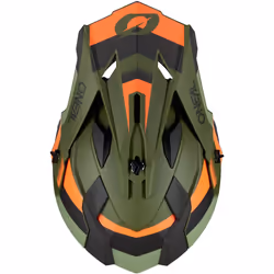 Oneal 2Series Spyde V23 Casque de motocross, noir-vert-orange, taille XL pour Hommes