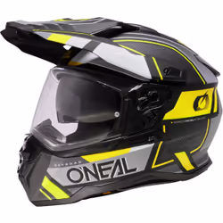 Oneal DSeries Square Casque de motocross, noir-jaune, taille XS pour Hommes