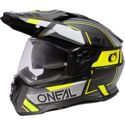 Oneal DSeries Square Casque de motocross, noir-jaune, taille XS pour Hommes