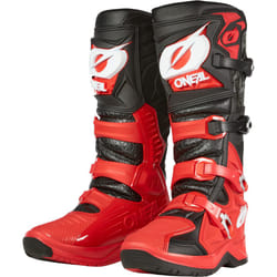 Oneal RMX Pro Bottes de motocross, noir-rouge, taille 45 pour Hommes