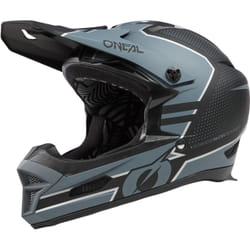 Oneal Fury Stage Casque de descente, noir-gris, taille XL pour Hommes