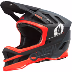 Oneal Blade Polyacrylite Haze Casque de descente, noir-rouge, taille XL pour Hommes