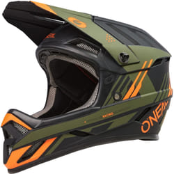 Oneal Backflip Strike V.23 Casque de descente, noir-vert-orange, taille L pour Hommes