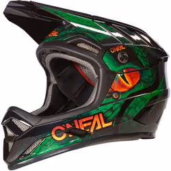 Oneal Backflip Viper Casque de descente, noir-vert, taille 2XL pour Hommes