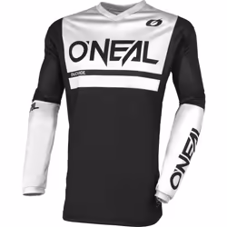 Oneal Element Threat Air Maillot de motocross, noir-blanc, taille XL pour Hommes