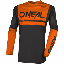 Oneal Element Threat Air Maillot de motocross, noir-orange, taille XL pour Hommes