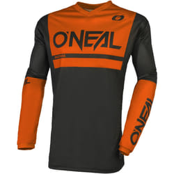 Oneal Element Threat Air Maillot de motocross, noir-orange, taille XL pour Hommes