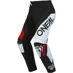 Oneal Element Shocker Pantalon de motocross, noir-rouge, taille 30 pour Hommes