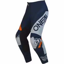 Oneal Element Shocker Pantalon de motocross, bleu-orange, taille 28 pour Hommes
