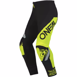 Oneal Element Shocker Pantalon de motocross, noir-jaune, taille 28 pour Hommes