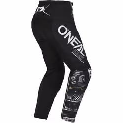 Oneal Element Attack Pantalon de motocross, noir-blanc, taille 40 pour Hommes