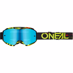 Oneal B-10 Attack Lunettes de motocross, noir-jaune pour Hommes