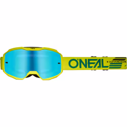 Oneal B-10 Solid Lunettes de motocross, jaune pour Hommes
