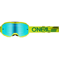 Oneal B-10 Solid Lunettes de motocross, jaune pour Hommes